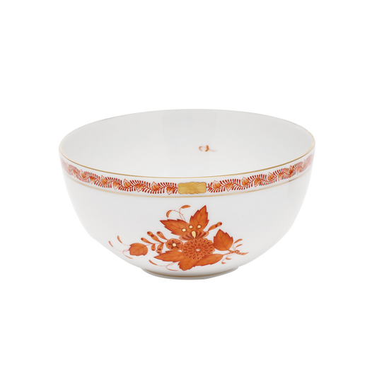 Herend Chinese Bouquet Rust Small Bowl | 3x5.75in
