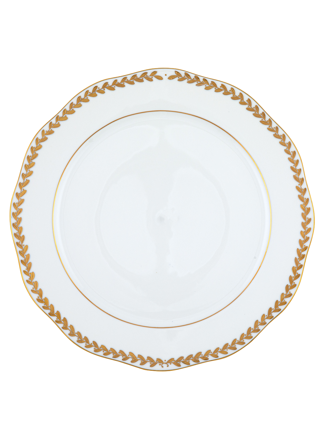 Herend Golden Laurel Dessert Plate | 9in