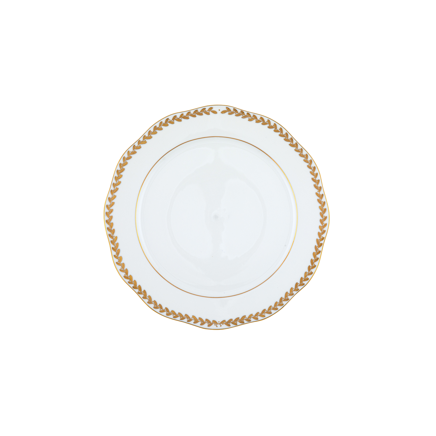 Herend Golden Laurel Dessert Plate | 9in
