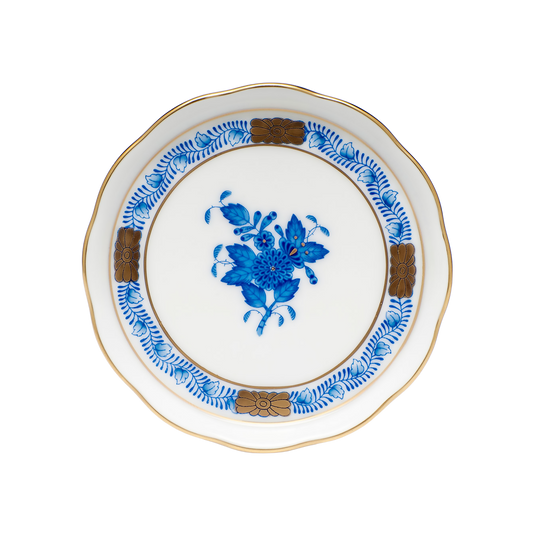 Herend Chinese Bouquet Blue Coaster | 4in
