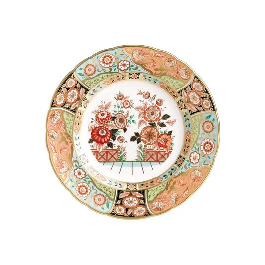 Royal Crown Derby Imari Accent Plates Regency Flowers | 8in