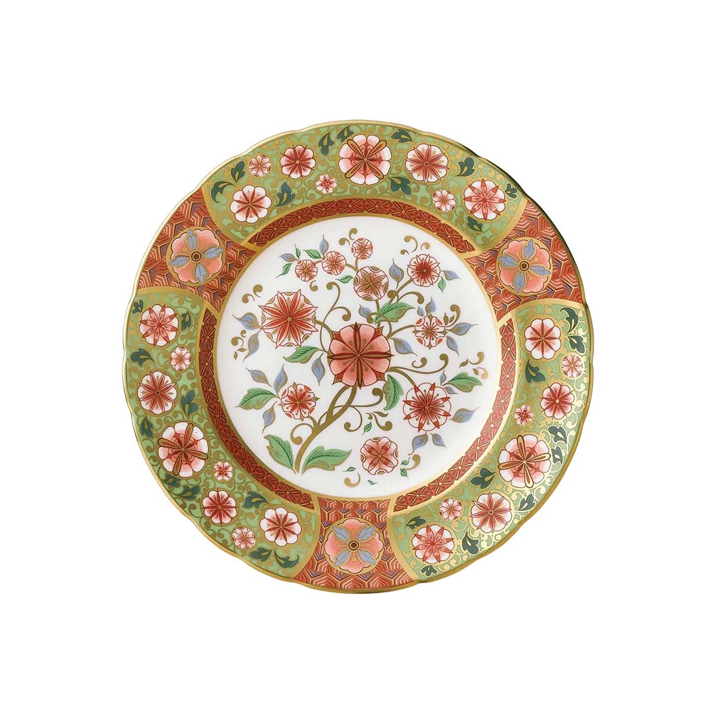 Royal Crown Derby Imari Accent Plates Cherry Blossom | 8in