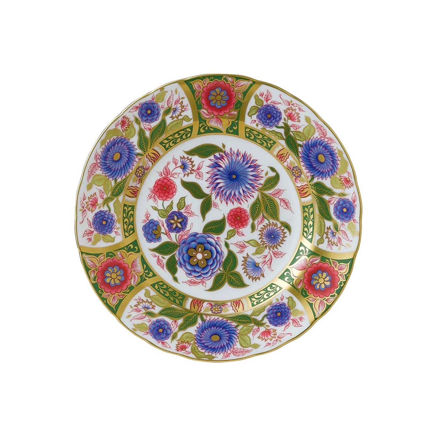 Royal Crown Derby Imari Accent Plate | 8in Kyoto Garden