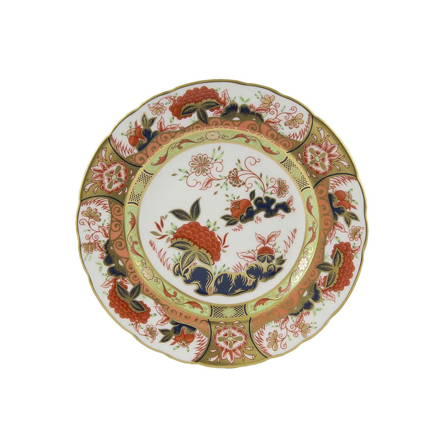 Royal Crown Derby Imari Accent Plate | 8in Imperial Garden
