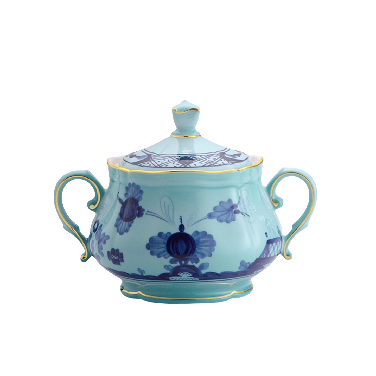 Ginori 1735 Oriente Italiano Iris Sugar Bowl | 4in