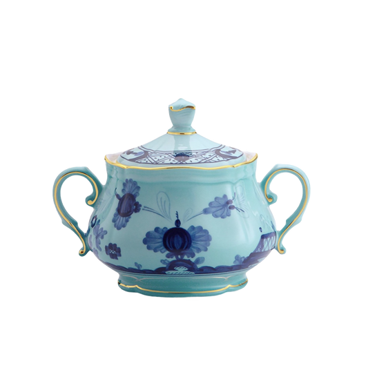 Ginori 1735 Oriente Italiano Iris Sugar Bowl | 4in
