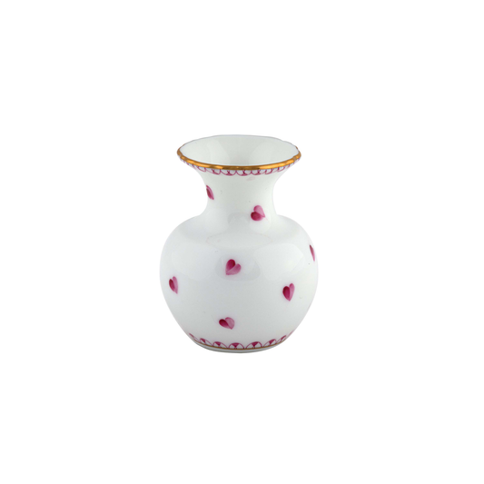 Herend Small Heart Vase | 2.75in