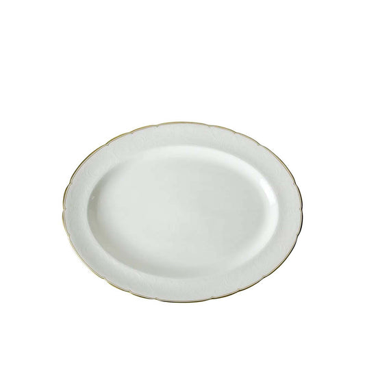 Royal Crown Derby Darley Abbey Pure Gold Large Oval Dish | 16in