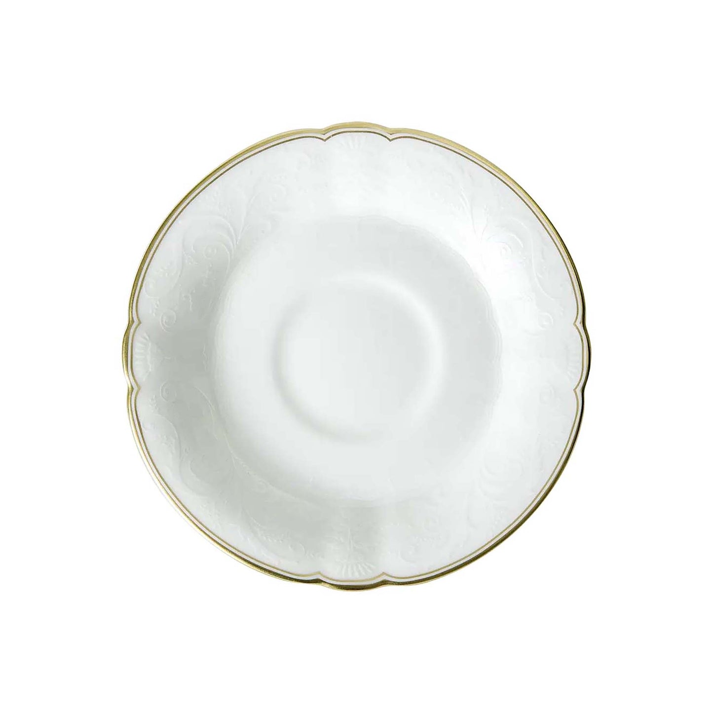 Royal Crown Derby Darley Abbey Pure Gold Tea Saucer | 6in