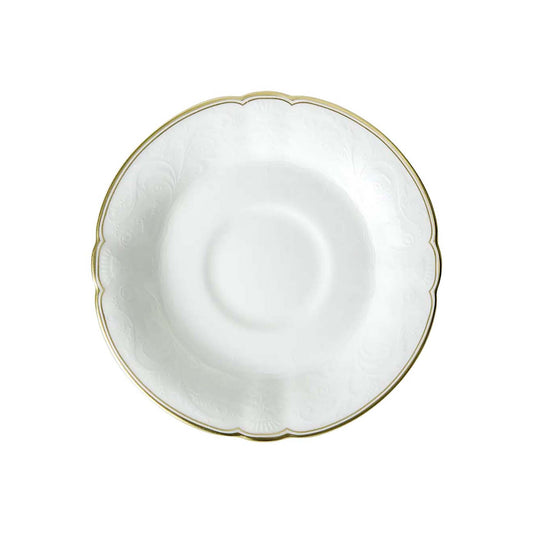 Royal Crown Derby Darley Abbey Pure Gold Tea Saucer | 6in