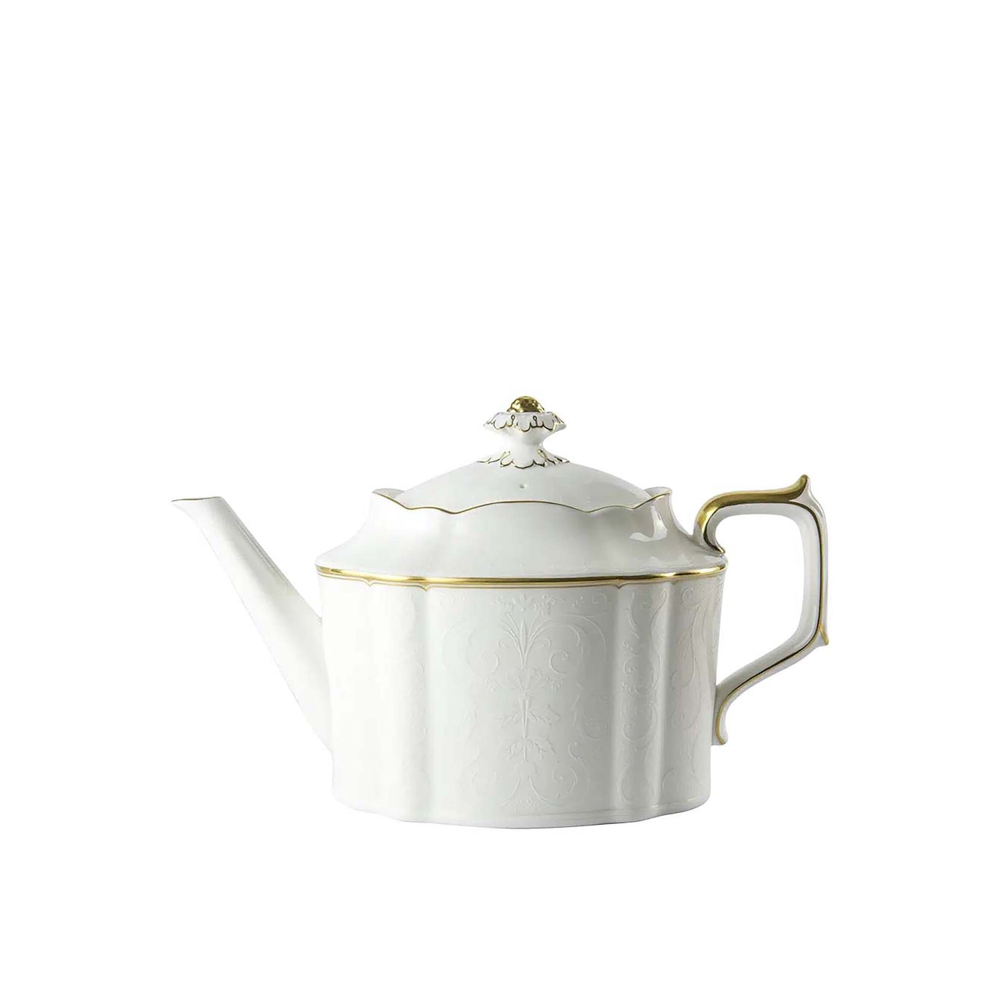Royal Crown Derby Darley Abbey Pure Gold Large Teapot | 58oz