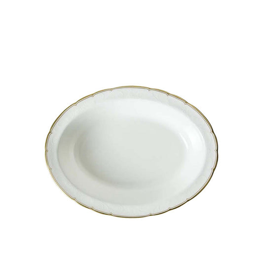 Royal Crown Derby Darley Abbey Pure Gold Open Vegetable Dish | 9.5in