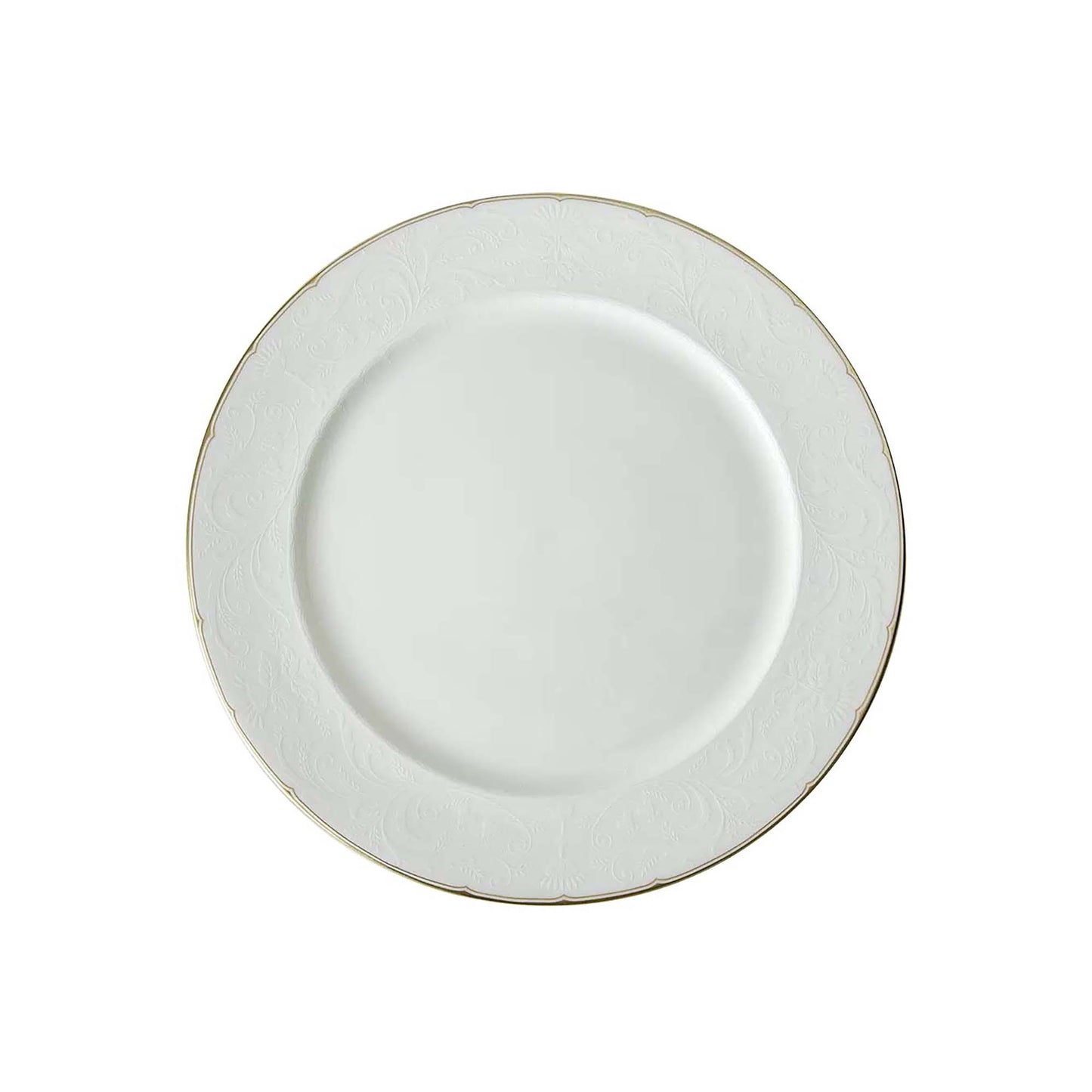 Royal Crown Derby Darley Abbey Pure Gold Service Plate | 12in