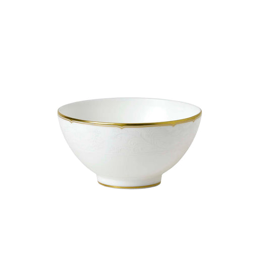 Royal Crown Derby Darley Abbey Pure Gold Rice Bowl Footed | 4.5in