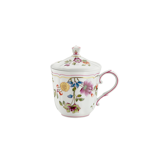 Ginori 1735 Granduca Coreana Mug with Cover  | 13.52oz