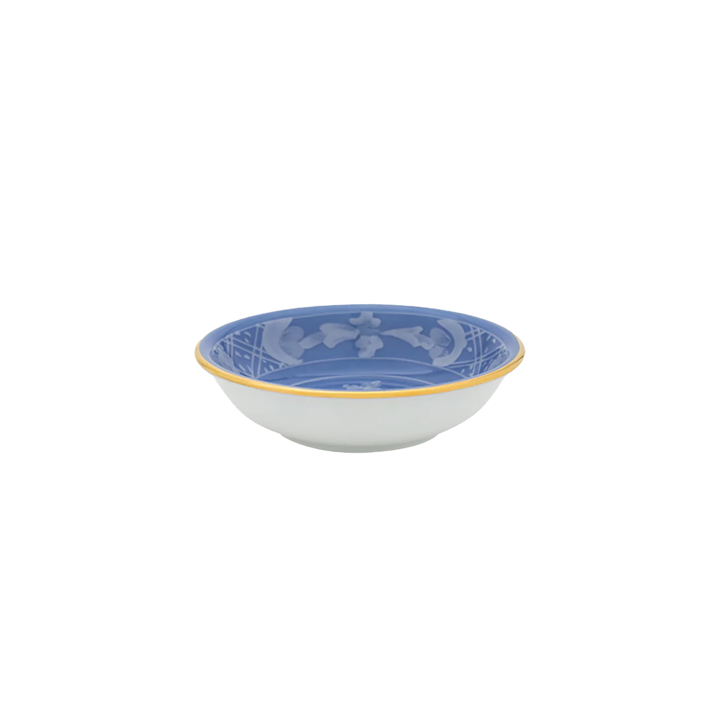 Ginori 1735 Oriente Italiano Soy Sauce Dish | Pervinca Blue 0.75in