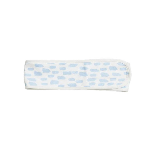Weezie Towels Luxury Spa Headband | Blue Millie Pattern