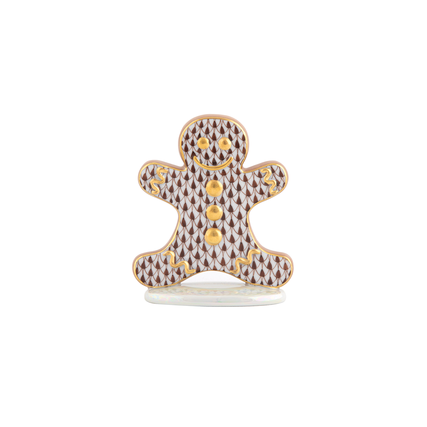 Herend Gingerbread Man | 2.75in Chocolate