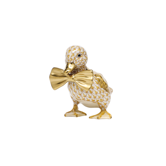 Herend Dashing Duckling | 3in Butterscotch