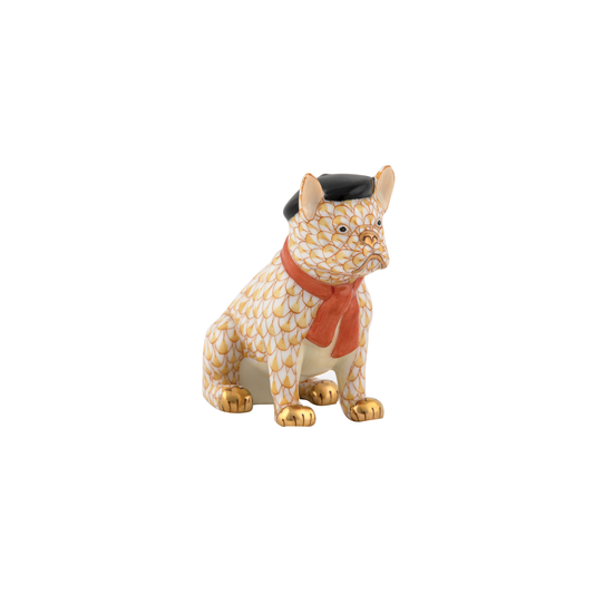 Herend French Frenchie | 2.5in Butterscotch