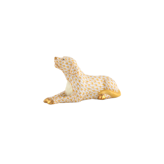 Herend Singing Labrador | 5in Butterscotch