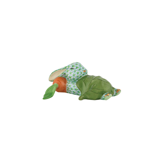 Herend Slumber Bunny | 3in Key Lime