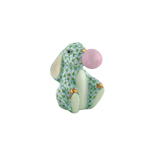 Herend Bubble Gum Bunny | 2.25in Key Lime