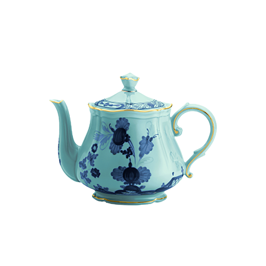 Ginori 1735 Oriente Italiano Iris Teapot with Cover | 24oz
