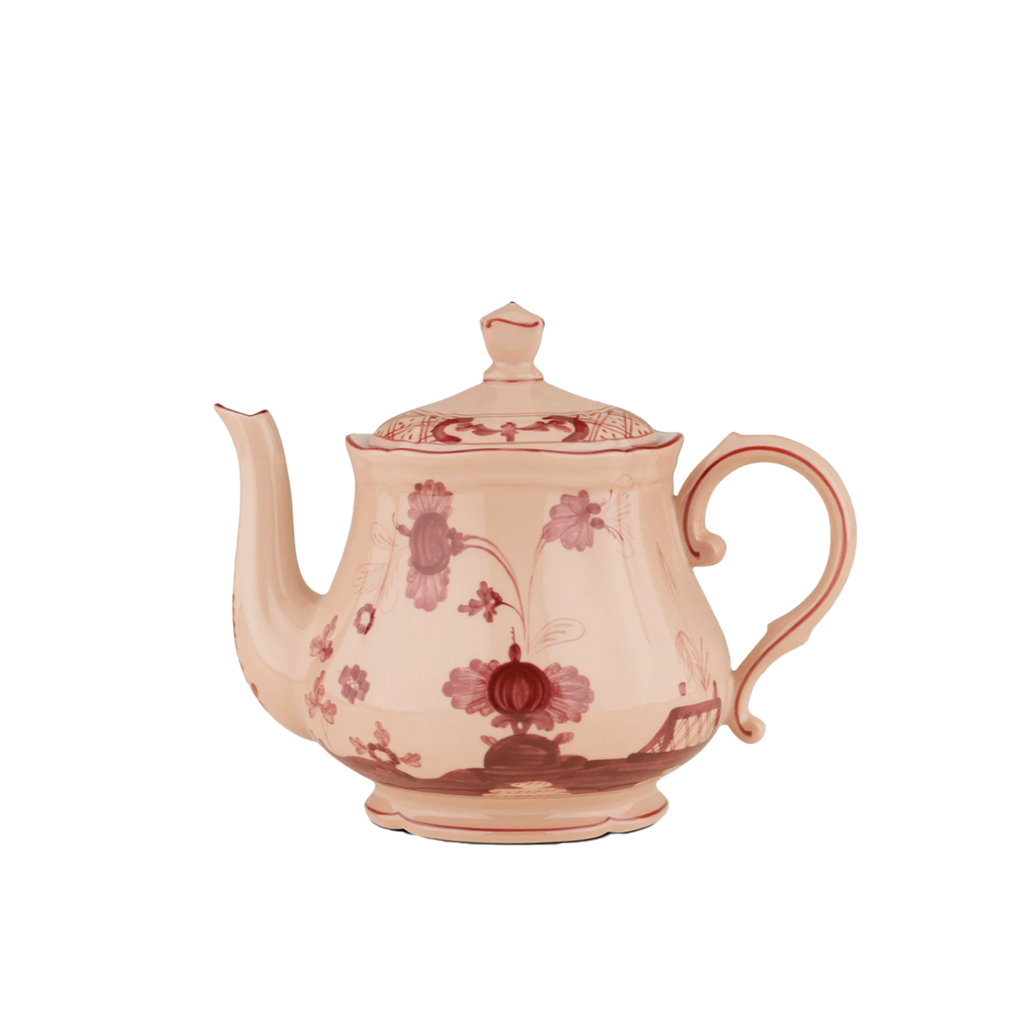 Ginori 1735 Oriente Italiano Vermiglio Teapot with Cover | 24oz