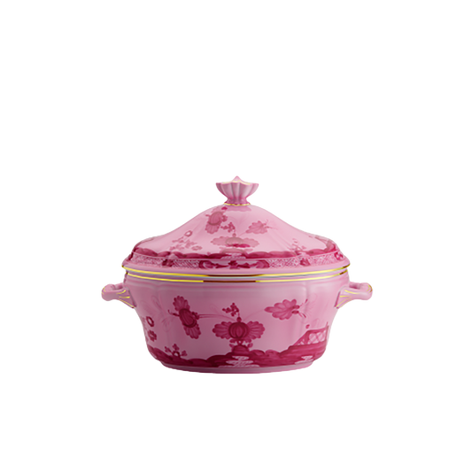 Ginori 1735 Oriente Italiano Porpora Oval Tureen with Cover | 135.75oz