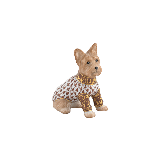 Herend Yorkshire Terrier | 2.25in Chocolate