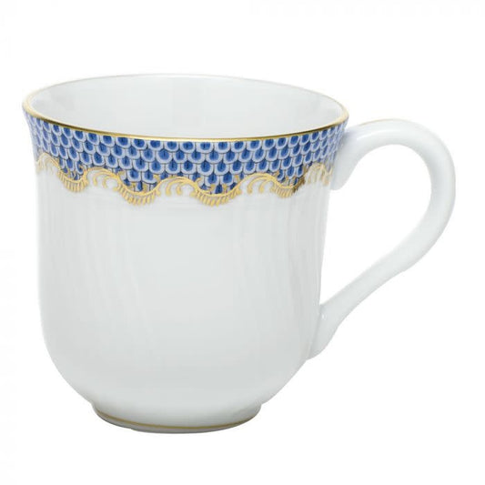 Herend Fishscale Blue Mug | 10oz
