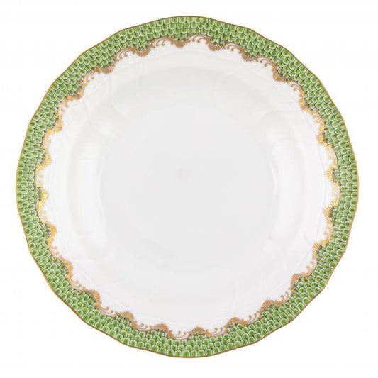 Herend Fishscale Evergreen Dessert Plate | 8.25in