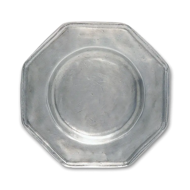 Match Pewter Antique Octagonal Coaster | 6.7in