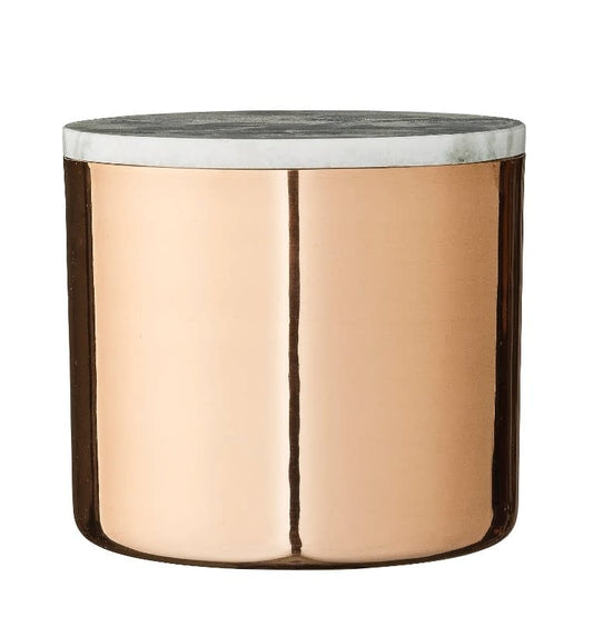 Copper And Marble Canister Large