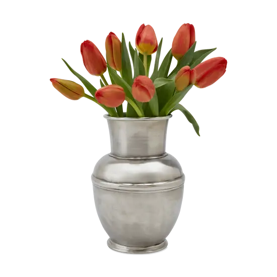 Match Pewter Bagoss Vase | 7.9in