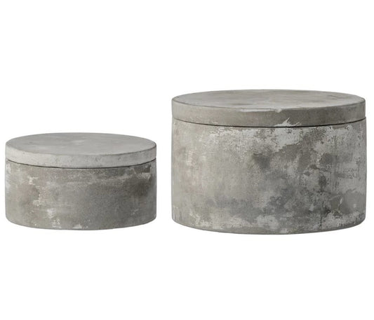 Decorative Cement S/2