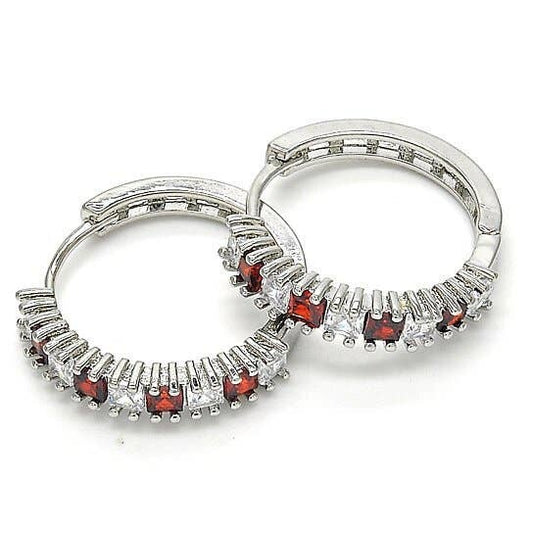 Silver Medium Hoop Earrings