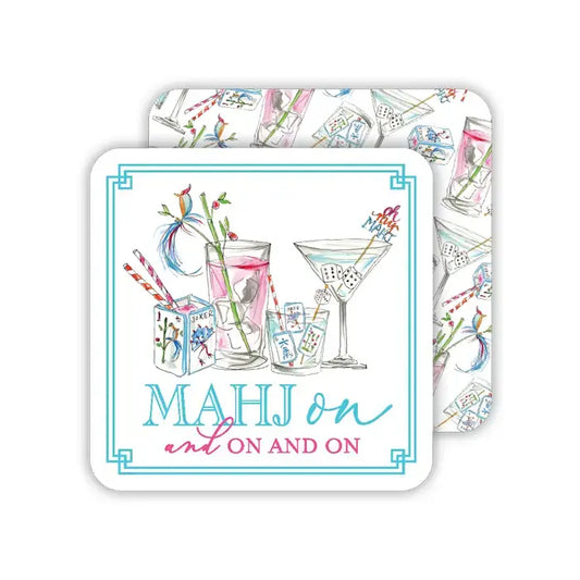 Square Coasters Mahj On and On | Set of 20