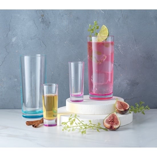 Colored Highball Glass Set
