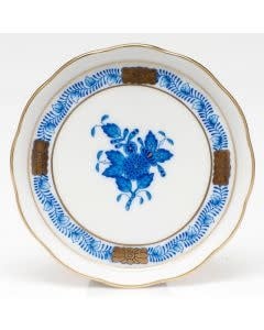 Herend Coaster | 4in Chinese Bouquet Blue