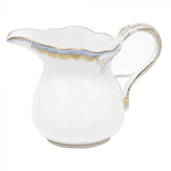 Herend Princess Victoria Light Blue Creamer | 6oz