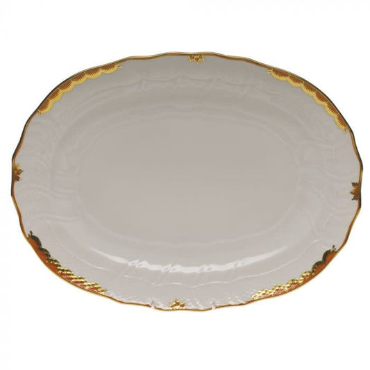 Herend Princess Victoria Rust Platter | 15in