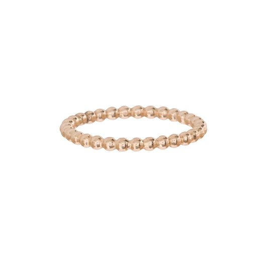 eNewton Classic Gold 2mm Bead Ring | S8