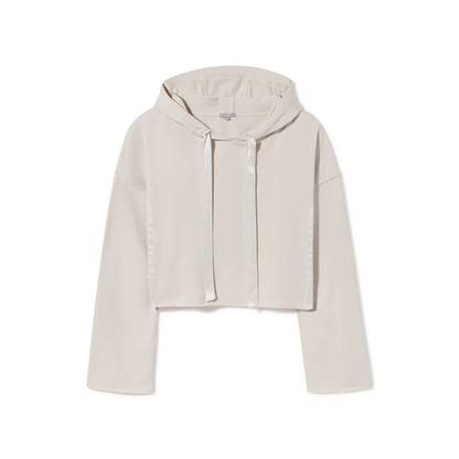 Bianca Satin Inset Hoodie |