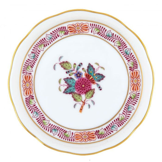 Herend Coaster | 4in Chinese Bouquet Multicolor
