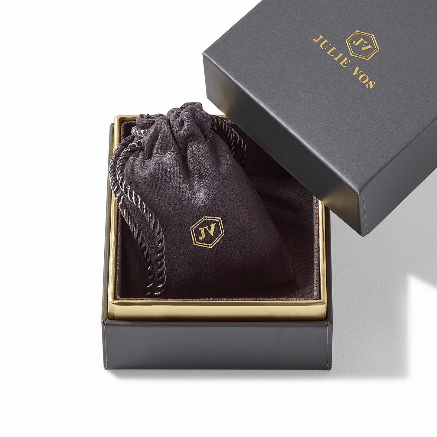 Trieste Statement Ring | Obsidian Black S8