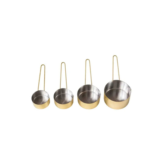 Gold Stainless Steel Measuring Cup | Set of 4