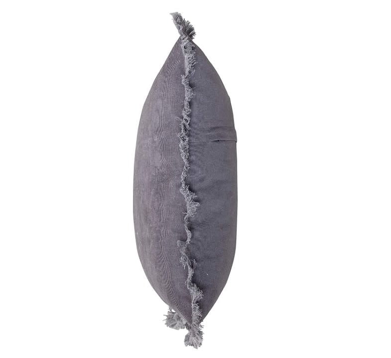 Grey Corduroy Pillow 18"