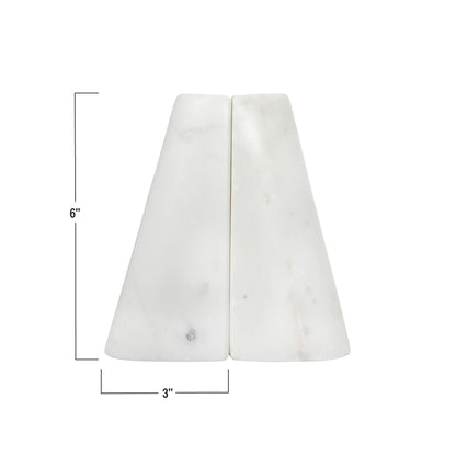 Marble Bookends S/2